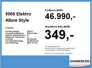 Peugeot 5008 Elektro Allure LED+SHZ+Fernlichtass.+Kam.