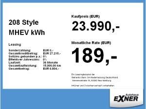 Peugeot 208 Style MHEV