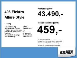 Peugeot 408 Elektro Allure