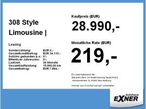 Peugeot 308 Style Limousine | FREI KONFIGURIERBAR | Privat