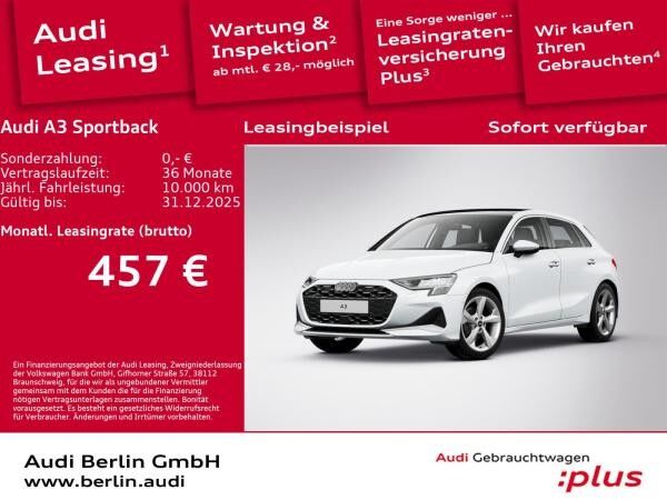 Audi A3 Sportback Advanced 30 TFSI S tr.