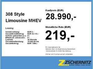 Peugeot 308 Style Limousine MHEV