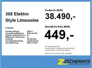 Peugeot 308 Elektro Style Limousine