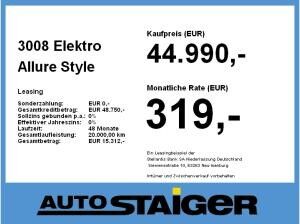 Peugeot 3008 Elektro Allure