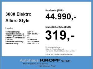 Peugeot 3008 Elektro Allure