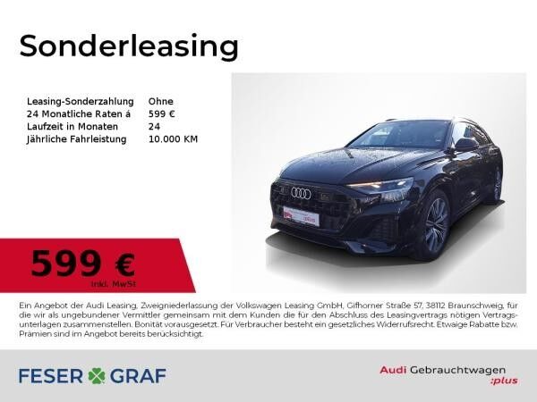 Audi Q8 45 TDI HUD,Luft/air,Leder,Matrix,AHK,4xSHZ