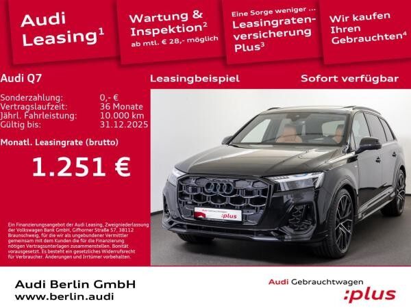 Audi Q7 S line 55 TFSI e quattro tiptronic Audi Q7 S line 55 TFSI e quattro tiptronic