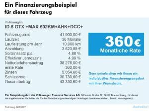 Volkswagen ID.5 GTX +MAX 502KM+AHK+DCC+