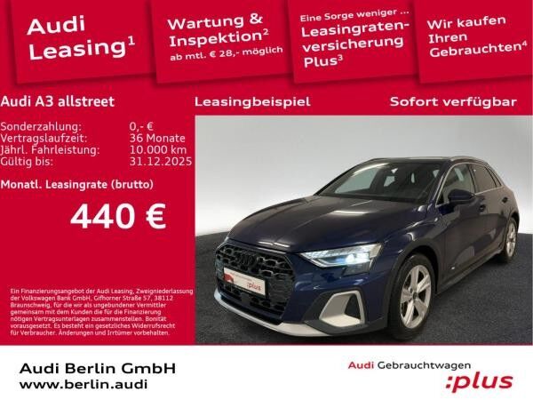 Audi A3 allstreet 35 TFSI S tr. LED NAVI RFK HUD SONOS