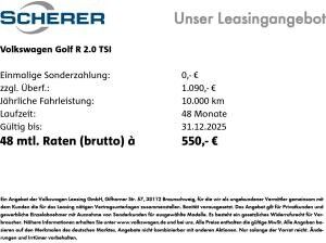 Volkswagen Golf R 2.0 TSI 4MOTION DSG PERFORMANCE WKR HEADU