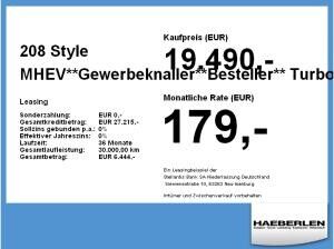 Peugeot 208 Style MHEV **Gewerbeknaller**