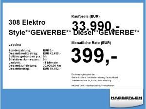 Peugeot 308 Elektro Style **Gewerbeknaller**