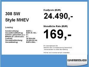 Peugeot 308 SW Style MHEV **Gewerbeknaller**