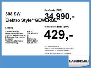 Peugeot 308 SW Elektro Style **Gewerbeknaller**