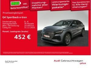 Audi Q4 e-tron Q4 Sportback 45 e-tron 2xS LINE/W-PUMPE/LM21/AHK