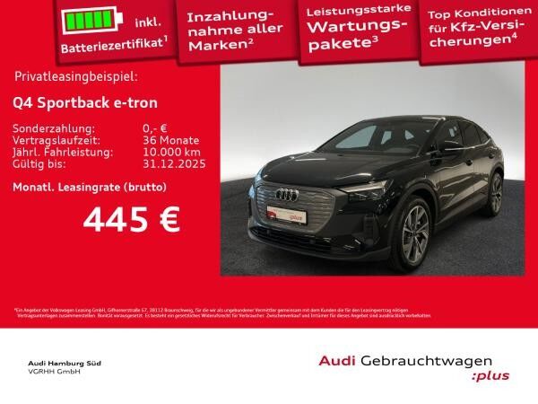 Audi Q4 e-tron Q4 Sportback 45 e-tron 2xS LINE/ACC/W-PUMPE/AHK