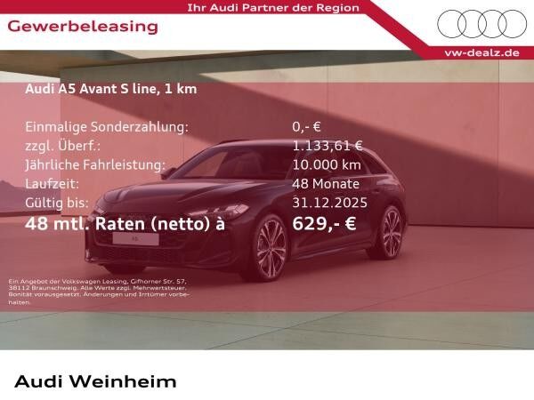 Audi A5 Avant e-hybrid quattro S tronic NAVI AHK LED Audi A5 Avant e-hybrid quattro S tronic NAVI AHK LED