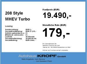 Peugeot 208 Style MHEV **Gewerbeknaller**