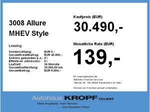 Peugeot 3008 Allure MHEV **Gewerbeknaller**