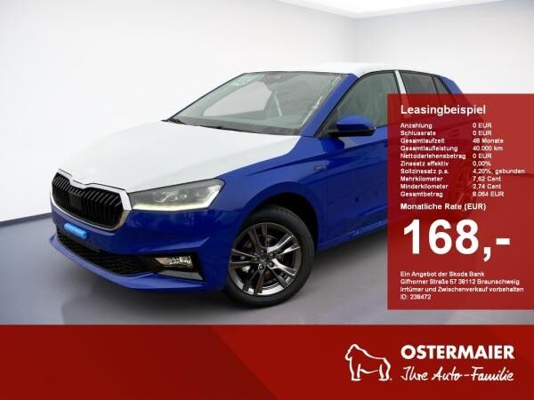Skoda Fabia 1.0 MPI Tour LED.SHTZ.KAM.KESSY.LaneA.FrontA.SmartLink.SUNSET