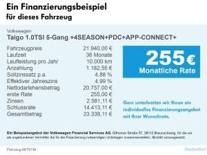 Volkswagen Taigo 1.0TSI 5-Gang +4SEASON+PDC+APP-CONNECT+