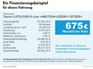 Volkswagen Tayron 2.0TDI DSG R-Line +4MOTION+LEDER+7-SITZER+