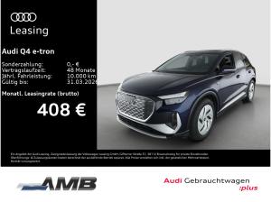 Audi Q4 e-tron S line 40 Standklima/Sportsitze/04.30Garantie