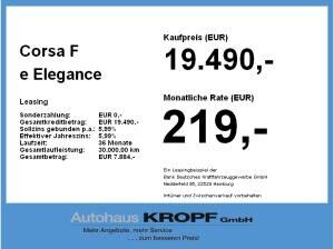 Opel Corsa F e Elegance Fin. ab 2,99% LED+SHZ+Kam.+LM