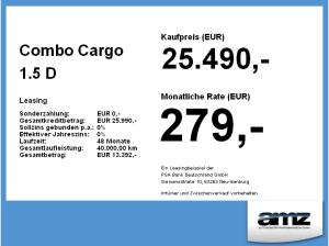 Opel Combo Cargo 1.5 D XL *AKTIONSPREIS*inkl. Zulassung*