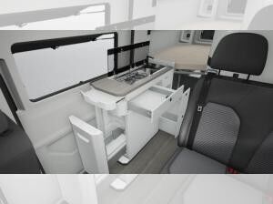 Volkswagen Grand California DUNE 600 Modell 2026 LED; Markise; Gasheizung; Hochbett, Digital Cockpit