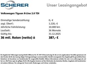 Volkswagen Tiguan R-Line 2,0 l TDI SCR 7-Gang-Doppelkupplungsgetriebe DSG