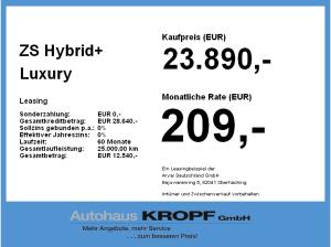 MG ZS 🔥Hybrid+ 🔥 Luxury 🔥Schnell verfügbar 🔥 WOW Angebot 🔥