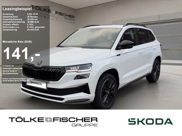 Skoda Karoq SOFORT VERFÜGBAR! Sportline DCC Pano AHK Kamera eHeck