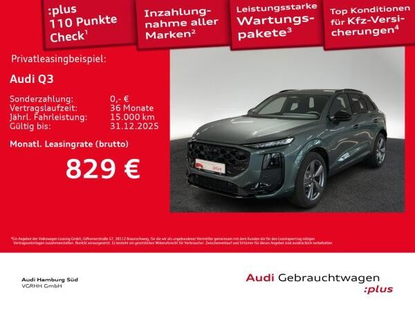 Audi Q3 TDI S tronic 2xS LINE/LED/TECH-PLUS/NAVI/KAM