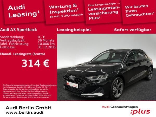 Audi A3 Sportback Advanced 35 TFSI 6-G. AHK NAVI LED