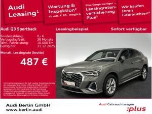 Audi Q3 Sportback S line 35 TDI S tr. RFK NAVI MATRIX