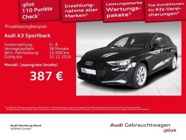Audi A3 Sportback 35 TFSI S tronic Navi ACC Sound Cam