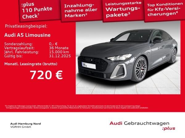 Audi A5 Limousine 2.0 TFSI quattro editon one Stndhzg