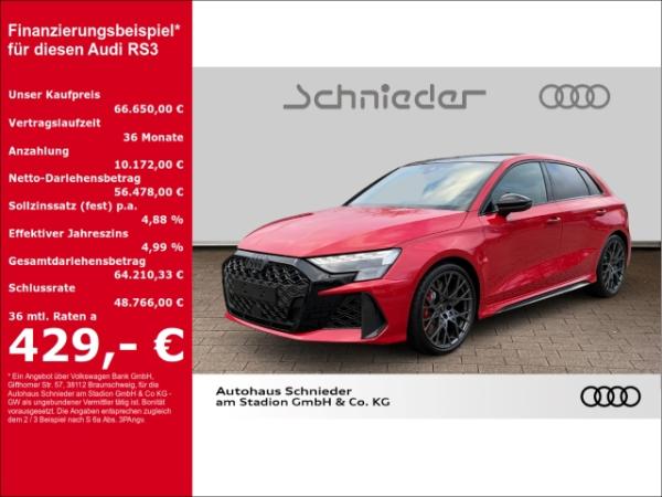 Audi RS3 SPORTBACK 2.5 TFSI MATRIX-LED+PANO+SONOS+NAVI