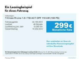 Volkswagen T-Cross R-Line 1.5 l TSI ACT OPF