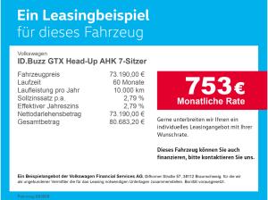 Volkswagen ID.Buzz GTX Head-Up AHK 7-Sitzer Bluetooth Navi