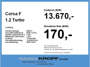 Opel Corsa F 1.2 Turbo Edition SHZ+PDC+SpurH