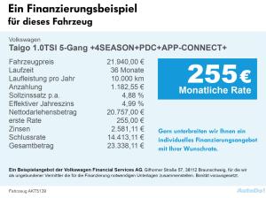 Volkswagen Taigo 1.0TSI 5-Gang +4SEASON+PDC+APP-CONNECT+