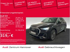 Audi Q3 S line 45 TFSI e S tronic Business Paket 19-Zoll Interieur Paket