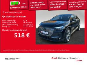 Audi Q4 e-tron Q4 Sportback 45 e-tron S line AHK ACC Nav Kamera