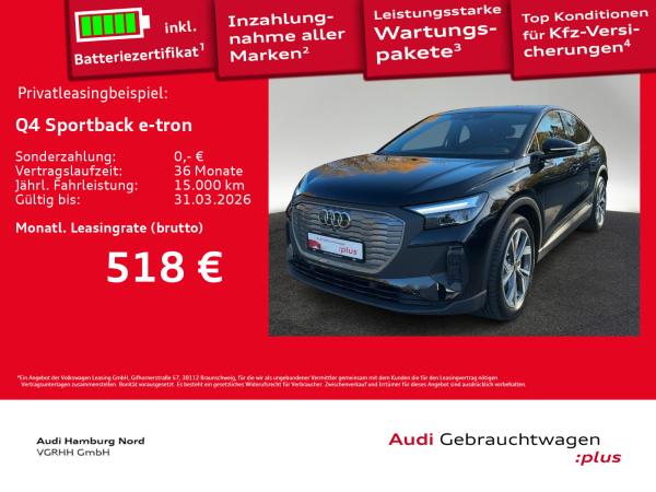 Audi Q4 e-tron Q4 Sportback 45 e-tron S line AHK ACC Nav Kamera