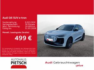 Audi Q6 e-tron quattro 2 x S line 95 kWh TechPro Pano Audi Q6 e-tron quattro 2 x S line 95 kWh TechPro Pano