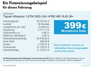 Volkswagen Tiguan Allspace 1.5TSI DSG Life +FREI AB 15.03.26+