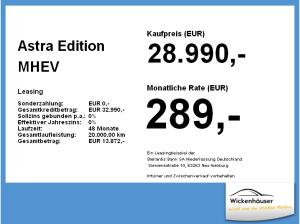 Opel Astra Edition MHEV