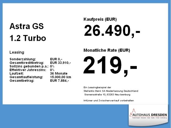 Opel Astra GS 1.2 Turbo